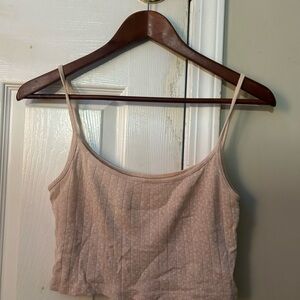Brandy Melville Pink Floral Tank Top